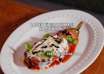 1 Adet Biber Dolması Kaç Kalori?
