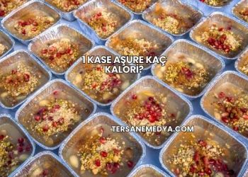 1 Kase Aşure Kaç Kalori?