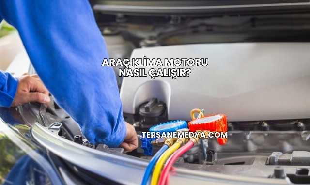 Araç Klima Motoru Nasıl Çalışır?