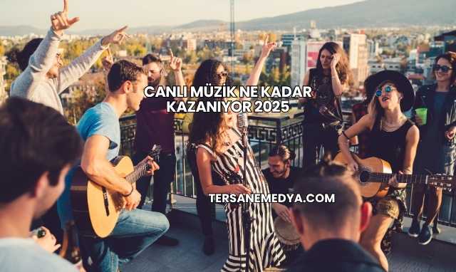 Canlı Müzik Ne Kadar Kazanıyor 2025