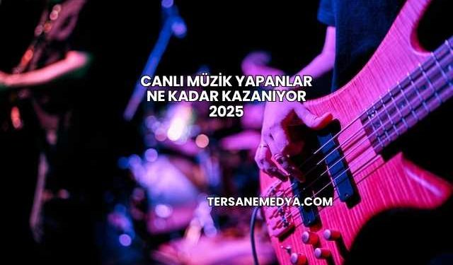 Canlı Müzik Yapanlar Ne Kadar Kazanıyor 2025