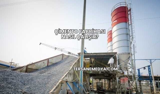 Çimento Fabrikası Nasıl Çalışır?