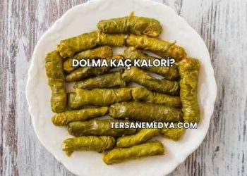 Dolma Kaç Kalori?