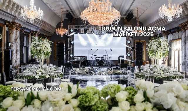 Düğün Salonu Açma Maliyeti 2025