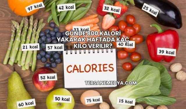 Günde 800 Kalori Yakarak Haftada Kaç Kilo Verilir?