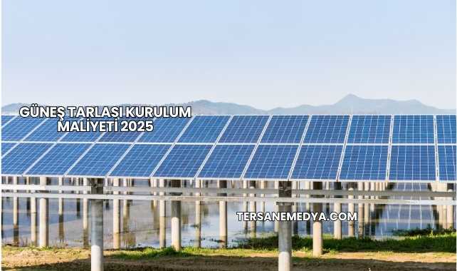 Güneş Tarlası Kurulum Maliyeti 2025