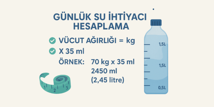 Günlük Su İhtiyacı Hesaplama