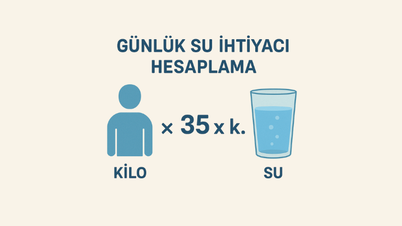 Günlük Su İhtiyacı Hesaplama