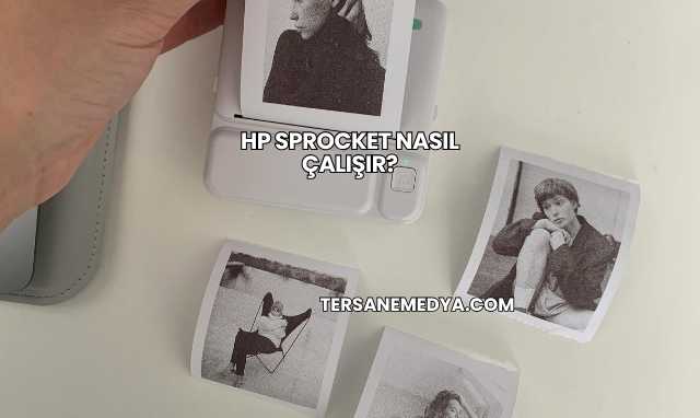 Hp Sprocket Nasıl Çalışır?