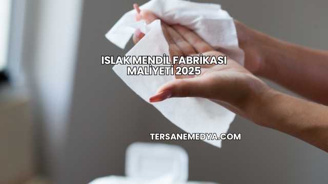 Islak Mendil Fabrikası Maliyeti 2025