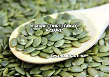 Kabak Çekirdeği Kaç Kalori?