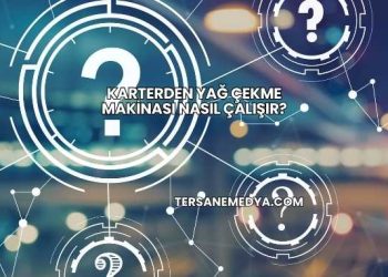 Karterden Yağ Çekme Makinası Nasıl Çalışır?