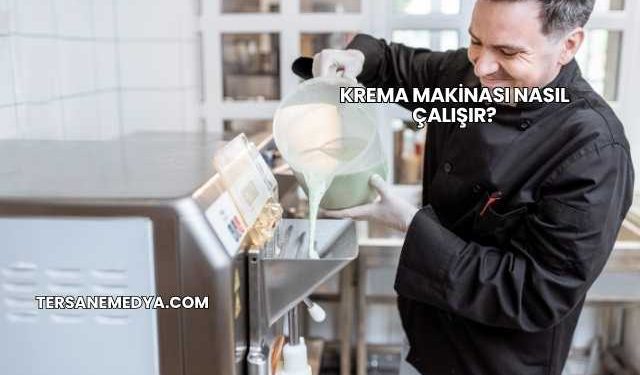 Krema Makinası Nasıl Çalışır?
