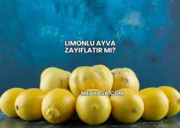 Limonlu Ayva Zayıflatır mı?