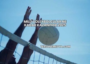 Milli Voleybolcular Ne Kadar Kazanıyor 2025