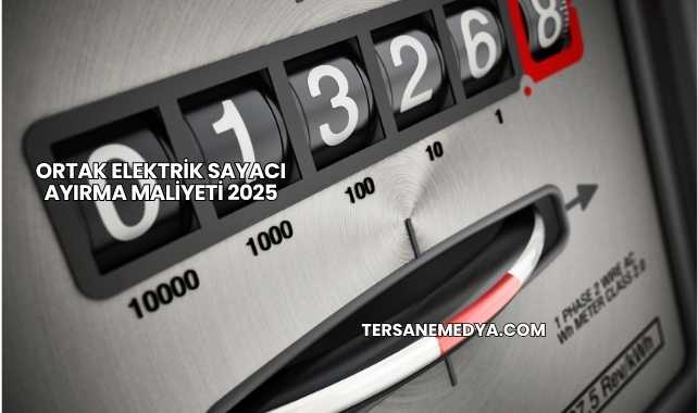 Ortak Elektrik Sayacı Ayırma Maliyeti 2025
