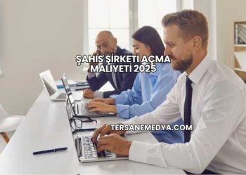 Şahıs Şirketi Açma Maliyeti 2025