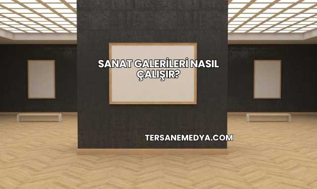 Sanat Galerileri Nasıl Çalışır?