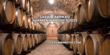 Şarap Fabrikası Kurmanın Maliyeti 2025