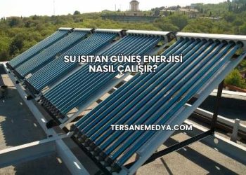 Su Isıtan Güneş Enerjisi Nasıl Çalışır?