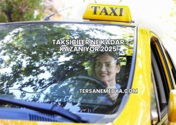 Taksiciler Ne Kadar Kazanıyor 2025