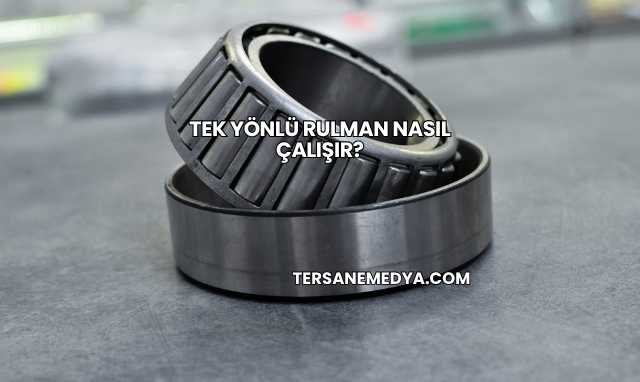 Tek Yönlü Rulman Nasıl Çalışır?