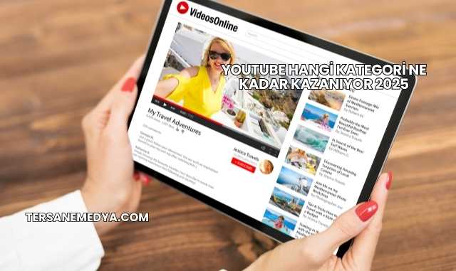Youtube Hangi Kategori Ne Kadar Kazanıyor 2025