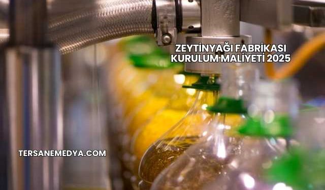 Zeytinyağı Fabrikası Kurulum Maliyeti 2025