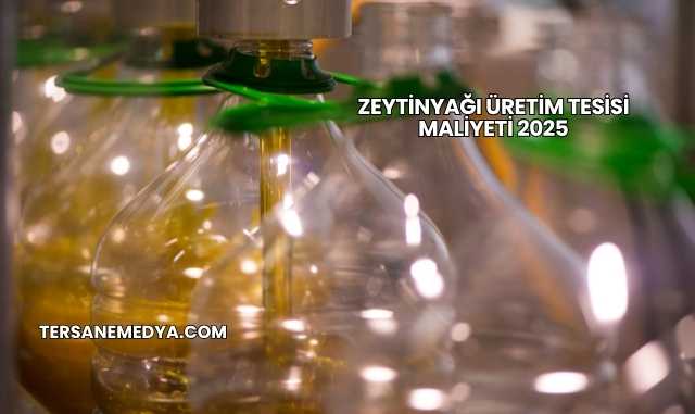Zeytinyağı Üretim Tesisi Maliyeti 2025