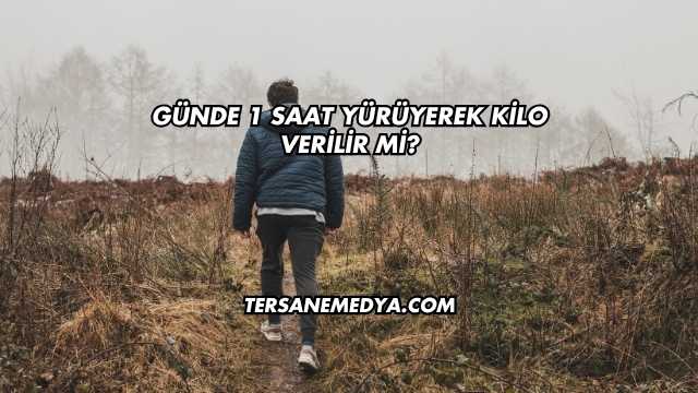 Günde 1 Saat Yürüyerek Kilo Verilir mi?