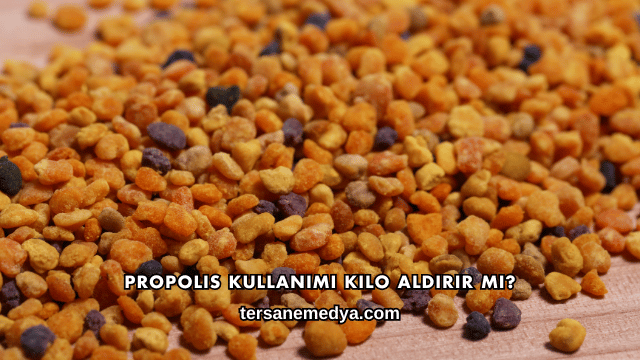 Propolis Kullanımı Kilo Aldırır mı?
