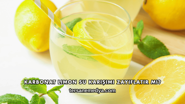 Karbonat Limon Su Karışımı Zayıflatır mı?