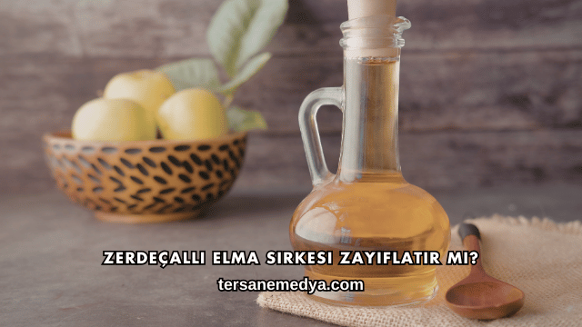 Zerdeçallı Elma Sirkesi Zayıflatır mı?
