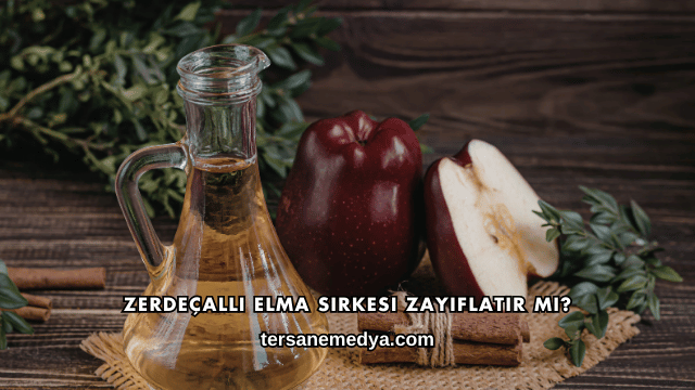 Zerdeçallı Elma Sirkesi Zayıflatır mı?